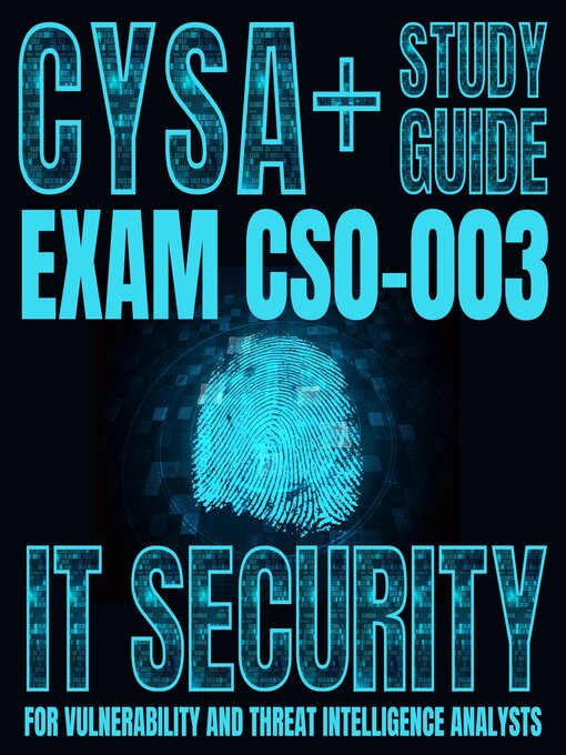 Title details for CySA+ Study Guide by Rob Botwright - Available